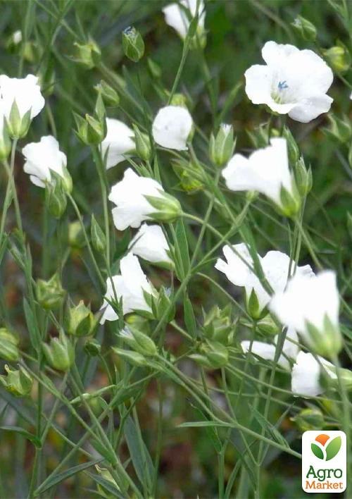 Лен декоративный белый ТМ "Весна" 100г - фото 2