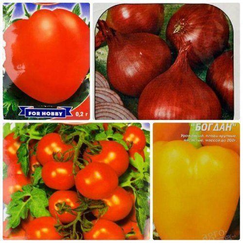 Комплект насіння овочів "Ніжна незабудка" 10уп