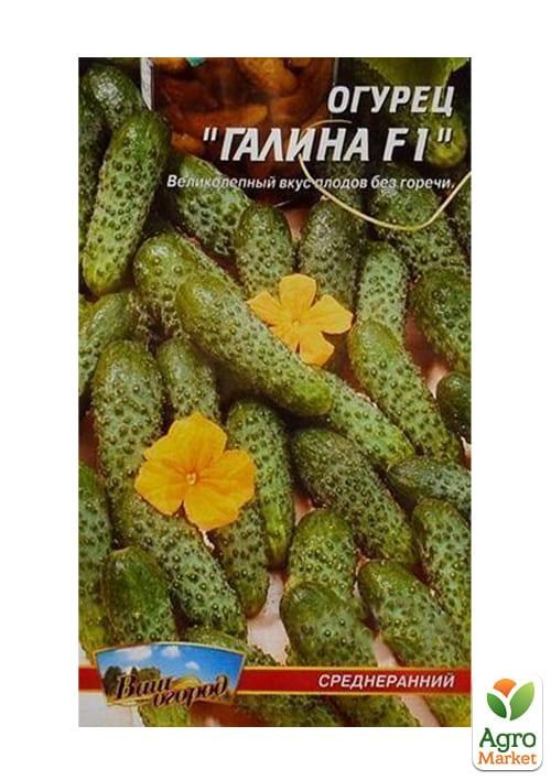 Огірок "Галина F1" ТМ "Весна" 0.25г - фото 2