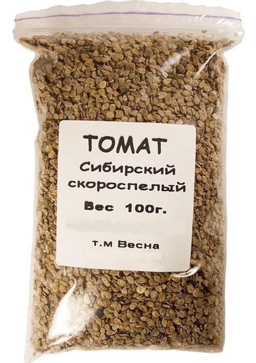 Томат "Сибірський скоростиглий" ТМ "Весна" 100г - фото 2