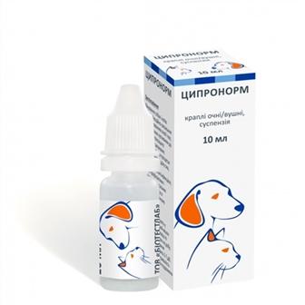 BioTestLab Ціпронорм Краплі очні для собак і кішок 10 г (4807740)