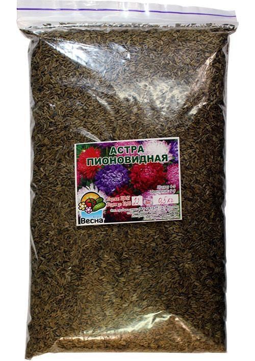 Астра смесь "Пионовидная" ТМ "Весна" 500г NEW - фото 2