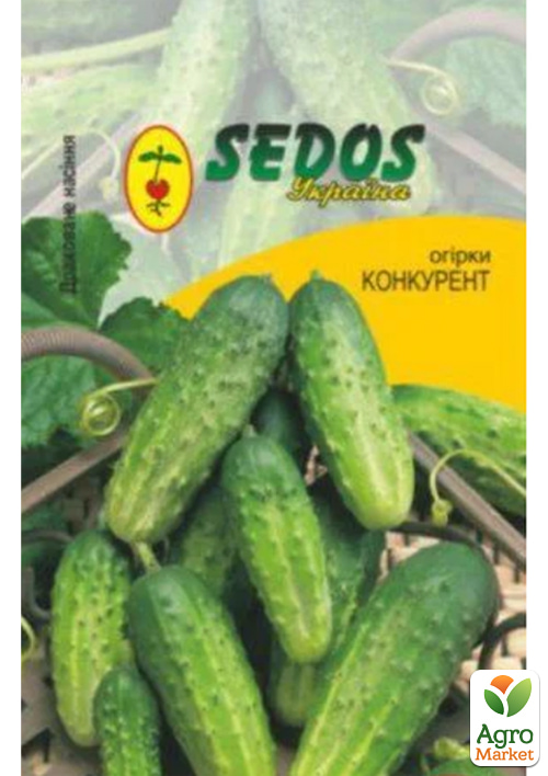 Огурец дражированный "Конкурент" ТМ "SEDOS" 30шт