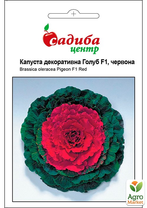 Капуста декоративная "Голубь F1" красная ТМ "Садиба центр" 10шт