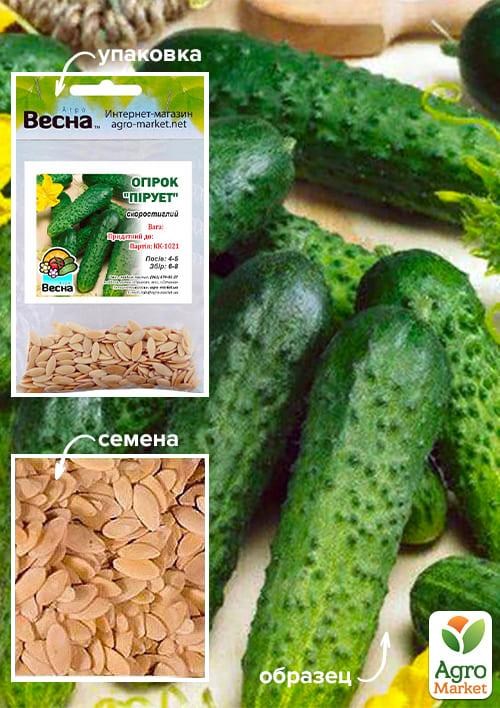 Огурец "Пируэт" (Зипер) ТМ "Весна" 0.5г