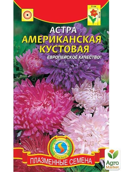 Айстра кущова "Американська" суміш ТМ "Плазмові насіння" 0,2г