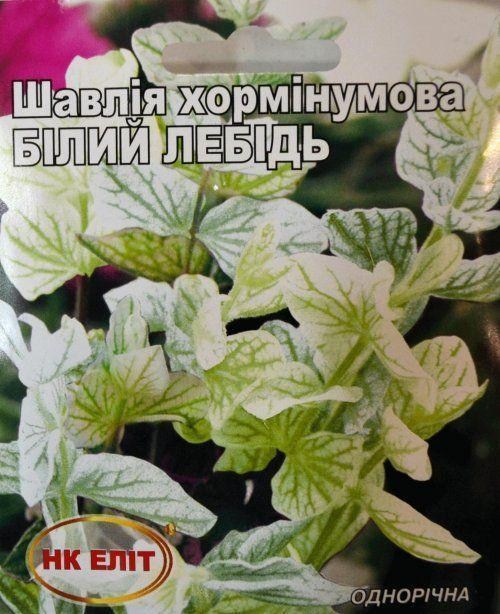 Сальвія хормінумовий "Білий лебідь" ТМ "НК ЕЛІТ" 0.3г