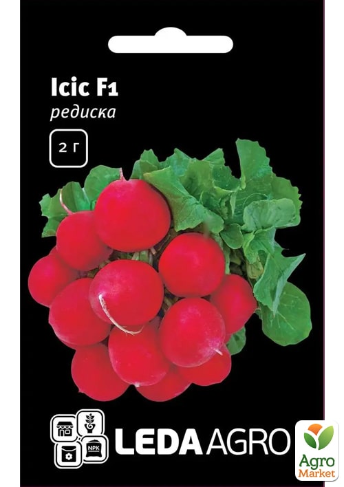 Редис "Исис F1" ТМ "Leda Agro" 2г
