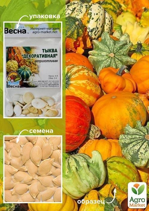 Тыква "Декоративная" (Зипер) ТМ "Весна" 5г