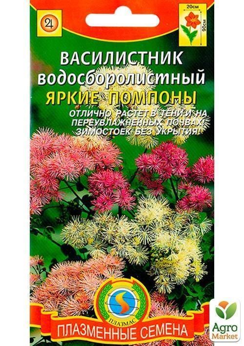 Василистник водосборолістний "Яскраві помпони" ТМ "Плазмові насіння" 10шт