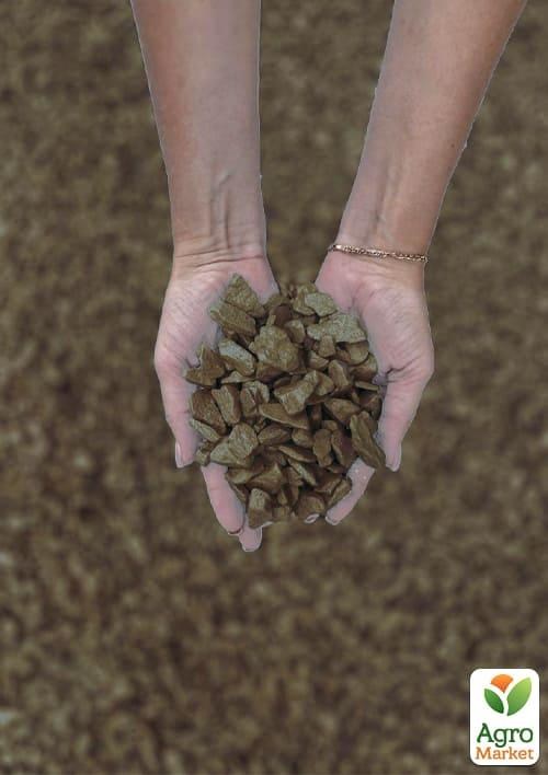 Кольорове декоративне каміння "Коричневе" Фракція 5-10 мм 1 кг - фото 2