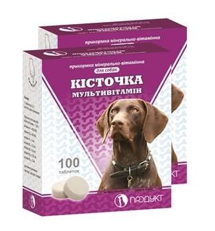 Продукт Кісточка Мультивітамін Мінерально - вітамінна підгодівля для собак 200 г (3402600)