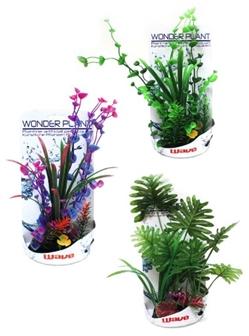 Растения искусственные Вейв Растение искусственное WONDER SER. Н 30-35см 3 видa (1560980)