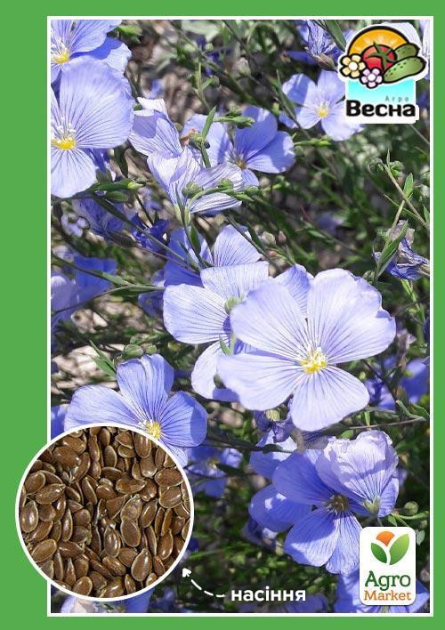 Льон багаторічний "Блакитний" ТМ "Весна" 0.5г