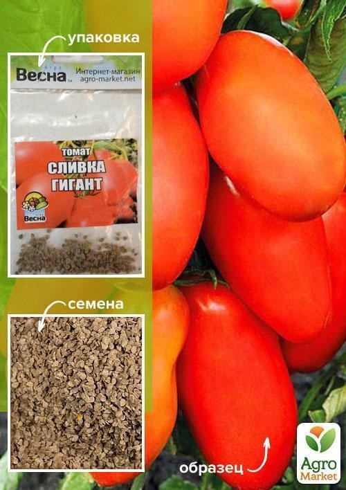 Томат "Сливка гигант" (Зипер) ТМ "Весна" 0,5г