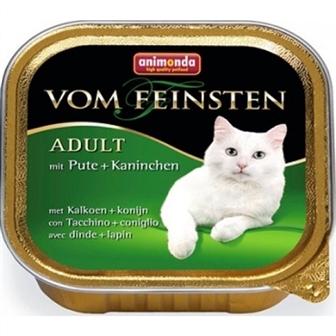 Animonda Von Feinsten Adult Вологий корм для кішок з індичкою і кроликом 100 г (8320520)