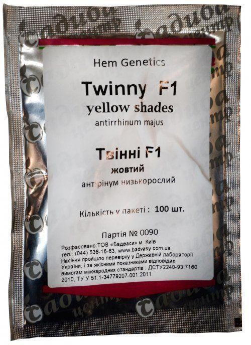 Антирринум "Твинни F1 желтый" ТМ "Садиба центр" 100шт