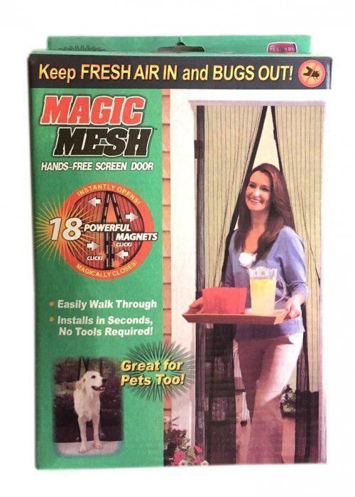 Антимоскитная дверная сетка на магнитах "Magic Mesh" 210х100см