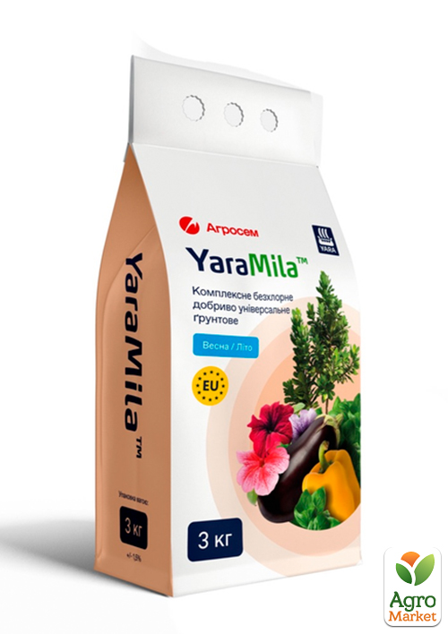 Удобрение универсальное грунтовое, весна-лето ТМ "YaraMila" 3кг