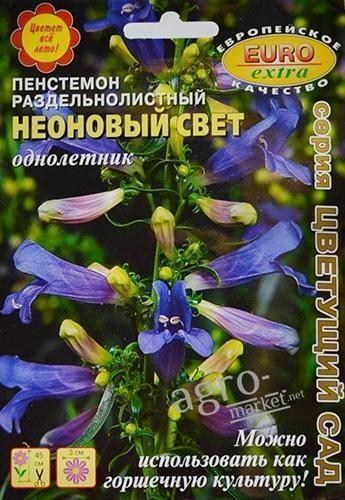 Пенстемон раздельнолістний "Неоновий світло" ТМ "Аеліта" 5шт