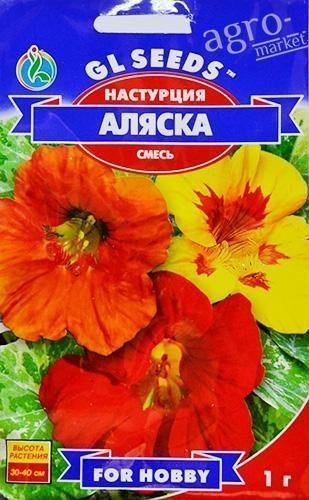 Настурция "Аляска" ТМ "GL SEEDS" 1г