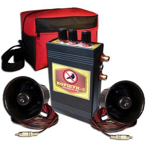 Відлякувач птахів КОРШУН-9 з таймером (2 динаміка)