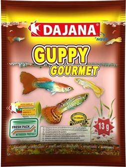 Dajana Guppy Gourmet Сухий корм для риб пластівці, 80 мл 13 г (2546070)