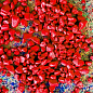 Кольорове декоративне каміння "Червоне" Фракція 5-10 мм 1 кг