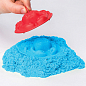Набір піску для дитячої творчості - KINETIC SAND ЗАМОК З ПІСКУ (блакитний, 454 г, формочки, лоток)