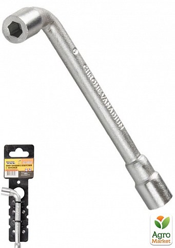 Ключ торцевой с отверстием L-образный  6 мм, CRV ТМ MASTER TOOL 73-4006