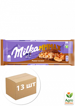 Шоколад карамель (арахис) ТМ "Milka" 276г упаковка 13шт2