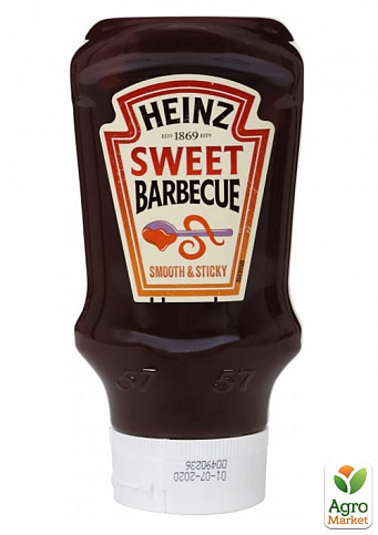 Соус Sweet Barbecue ТМ"Heinz" 480г упаковка 10шт - фото 2