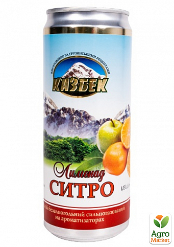 Напиток Ситро ТМ "Казбек" 0,33 л упаковка 12 шт - фото 2