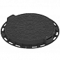 Люк пластиковий Easy D800 DN600 круглий легкий чорний із замком (35288.2-20)