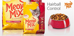 Meow Mix Hairball Control Сухий корм для дорослих кішок для виведення шерсті 6.44 кг (5022760)1