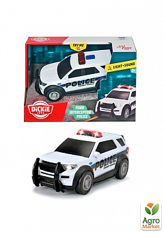 Полицейский автомобиль Форд "Перехват" со звуковым и световым эффектами, 15 см, 3+ Dickie Toys1