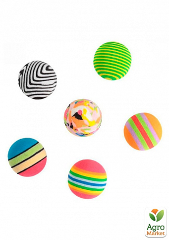 Fox Набір м'ячиків кольорових 3,5 см х 6 шт (1317620)