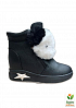 Женские ботинки зимние DSOHJ8553-1 39 24.5см Черные