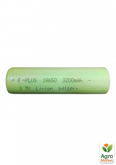 Акумуляторная Батарейка Li-Ion "B PLUS" 18650 3200 mAh 3.7 V (66мм x 18 мм)2
