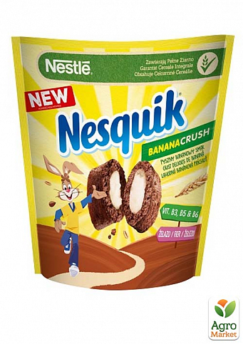 Сухий сніданок Nesquik bananacrush ТМ "Nestle" 350г упаковка 6 шт - фото 2