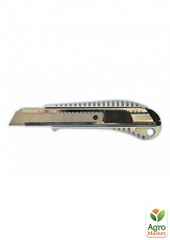 Нож для ремонтных работ уплотненный металлический 18 мм №13-260