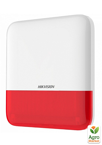 Беспроводная внутренняя сирена Hikvision DS-PS1-E-WE red - фото 2