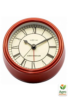 Часы настольные "Small Amsterdam Red" ø11 см (5199ro)2
