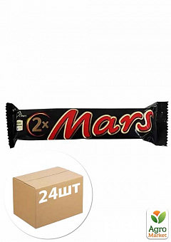 Батончик Mars Max2 з нугою та карамеллю 70 г уп. 24шт2