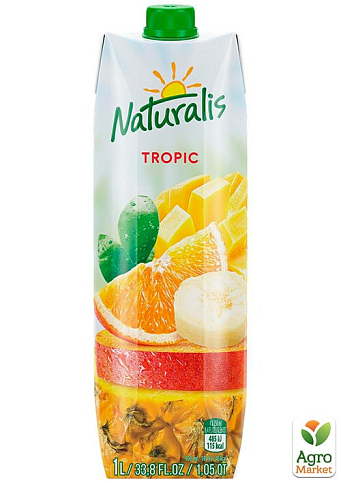 Соковий напій "Тропічні фрукти" ТМ "Naturalis" 1л