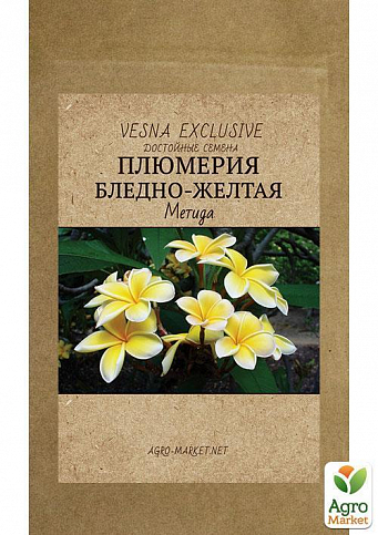 Плюмерія блідо-жовта "Метида" "Vesna Exсlusivе" 10шт - фото 2