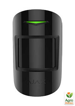 Бездротовий датчик руху Ajax MotionProtect Plus black з мікрохвильовим сенсором1