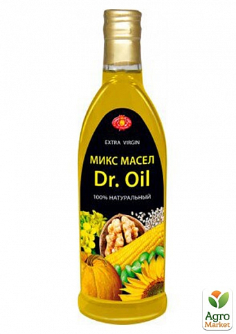 Мікс олій рослинних (нерафінованих) DrOil ТМ "Агросільпром" 250 мл упаковка 10шт - фото 2