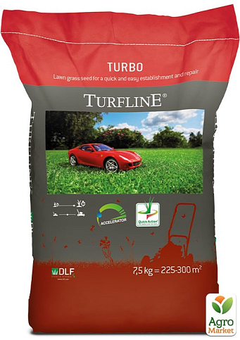 Газонна трава Turbo ТМ "DLF Turfline" 7,5 кг