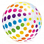 Мяч 107см, рем комплект, в кульке, 25-24-2см (59065)